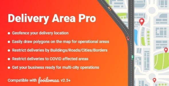 Delivery Area Pro Module for Foodomaa