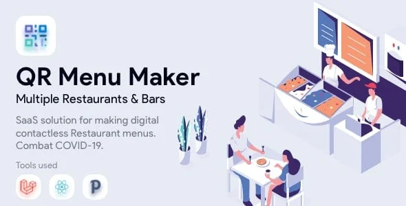 QR Menu Maker - SaaS Contactless qr restaurant menus