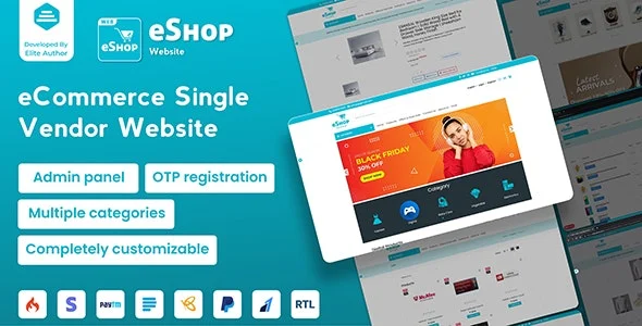 eShop Web- eCommerce Single Vendor Website.4.0