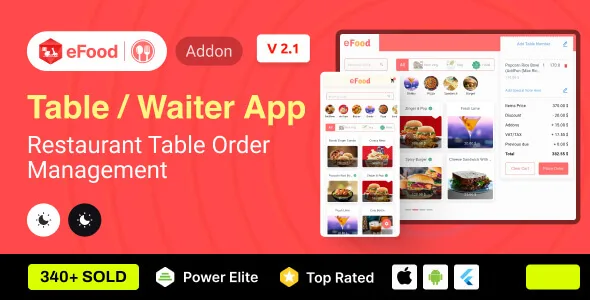 eFood - Food-table-waiter-app