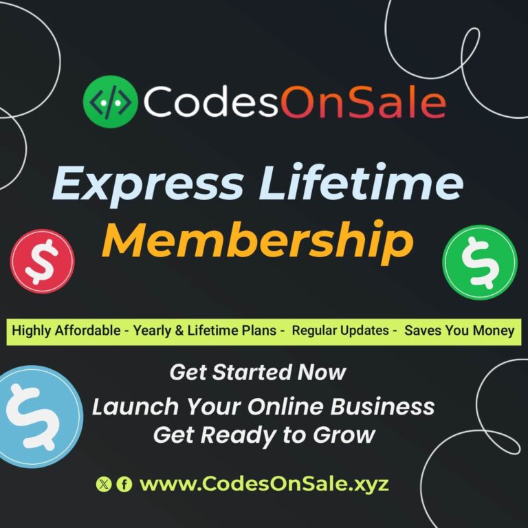 CodesOnSale Express Membership 101 CodesOnSale Express Membership Lifetime